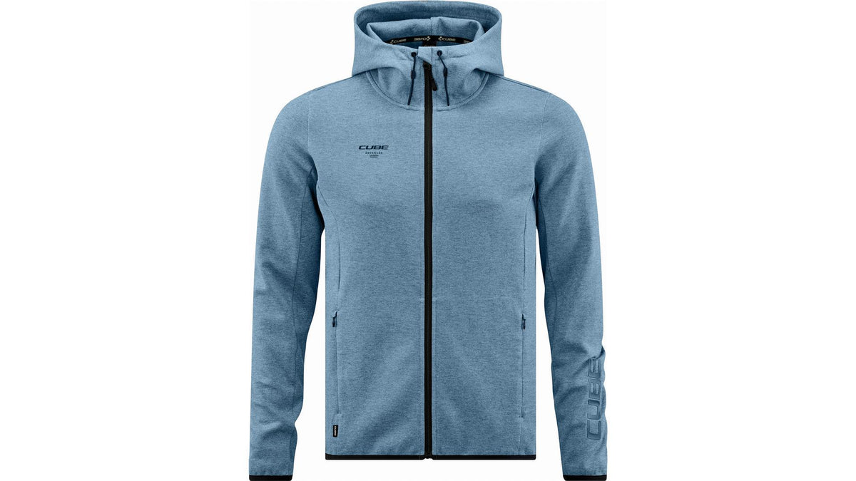 Cube Zip Hoodie Advanced blue - S