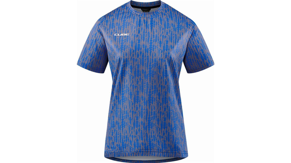 Cube ATX WS Rundhalstrikot Kurzarm violet pattern - XL (42)
