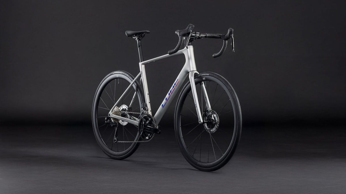 edelstein rennrad Cube Attain C:62 SLX Rennrad Diamant 28" sleekgrey´n´prism – Biketech24