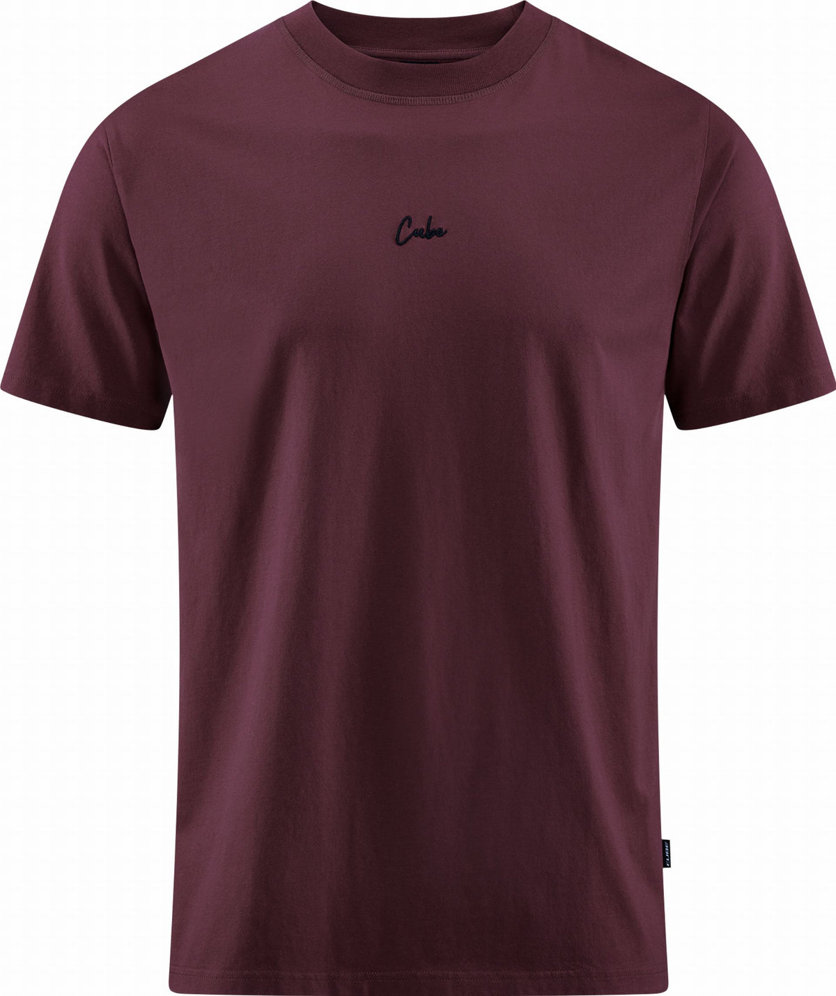 Cube Organic T-Shirt Script GTY Fit plum - M
