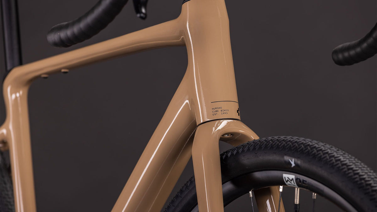 cube fahrrad gravel Cube Nuroad Race Gravelbike Diamant 28" cappuccino´n´black – Biketech24