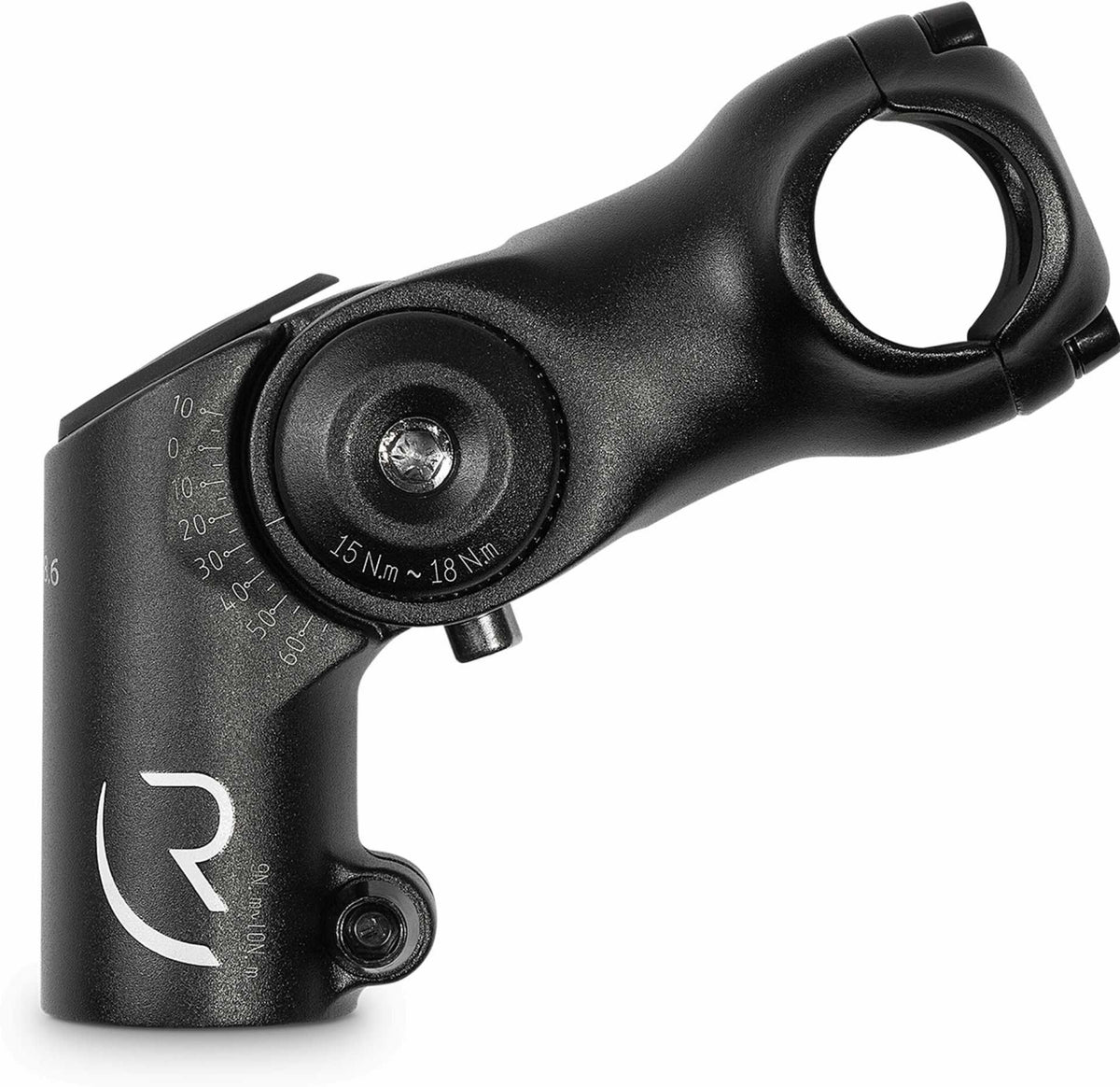RFR erhöhter verstellbarer Vorbau TREKKING black 25,4 mm 80 mm