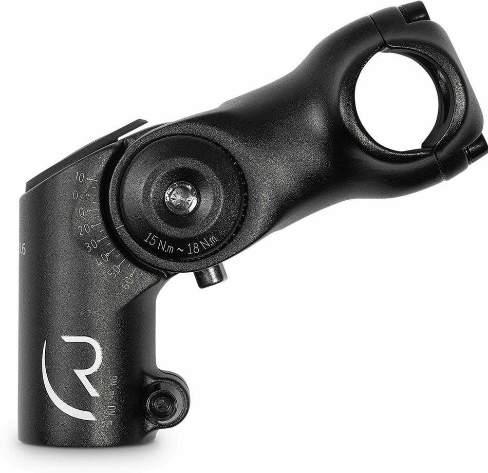 RFR erhöhter verstellbarer Vorbau TREKKING black 25,4 mm 80 mm