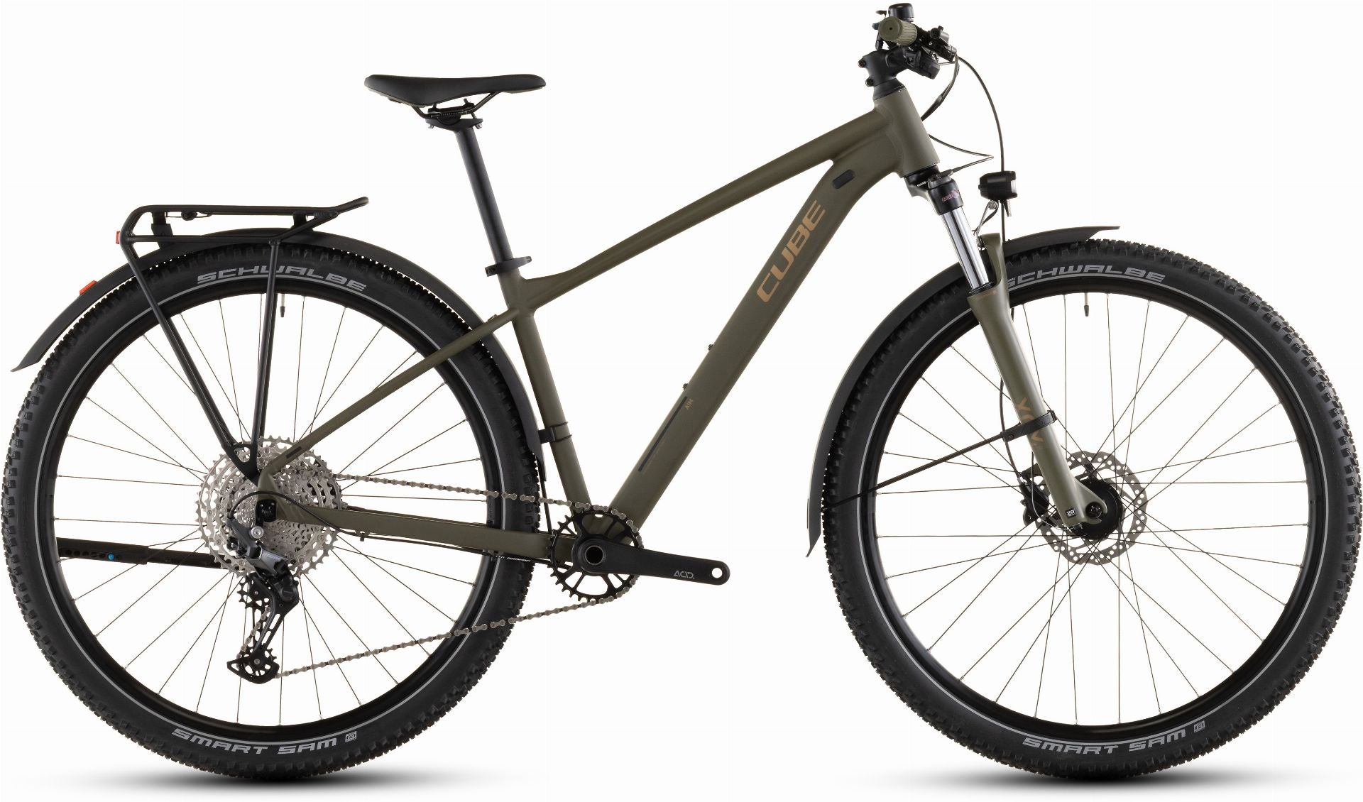 Cube Aim SLX FE MTB-Hardtail Diamant dustyolive ́n ́gold - XXL