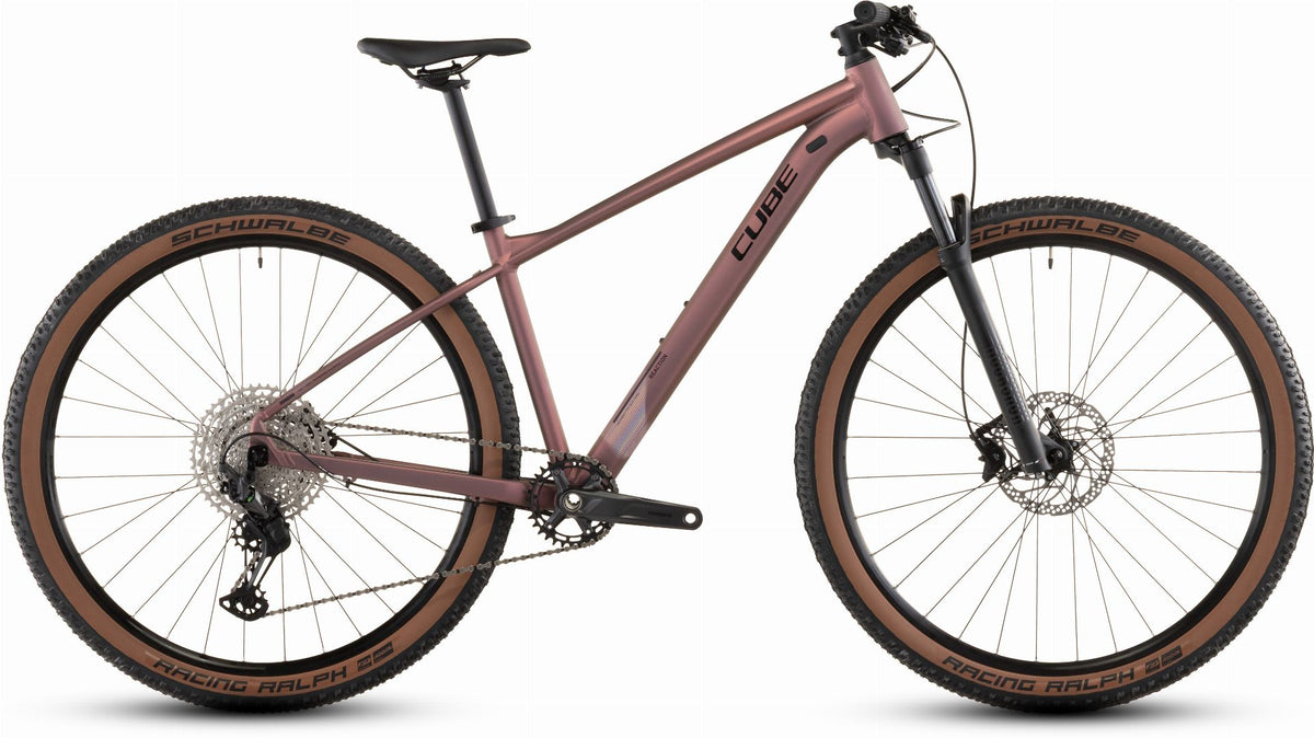 cube mountainbike scheibenbremse Cube Reaction Pro MTB-Hardtail Diamant shiftblush´n´black – Biketech24