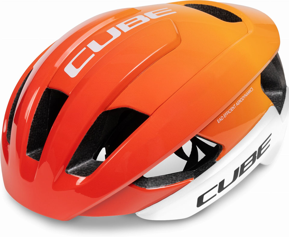 cube rennrad orange Cube Heron Teamline Rennrad-Helm white'n'orange – Biketech24