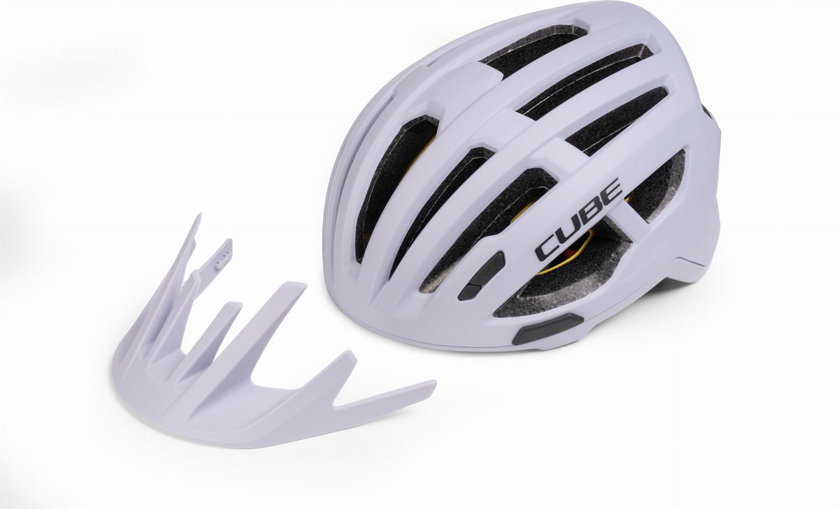 cube fahrradhelm licht Cube Offpath MTB-Helm lilac – Biketech24