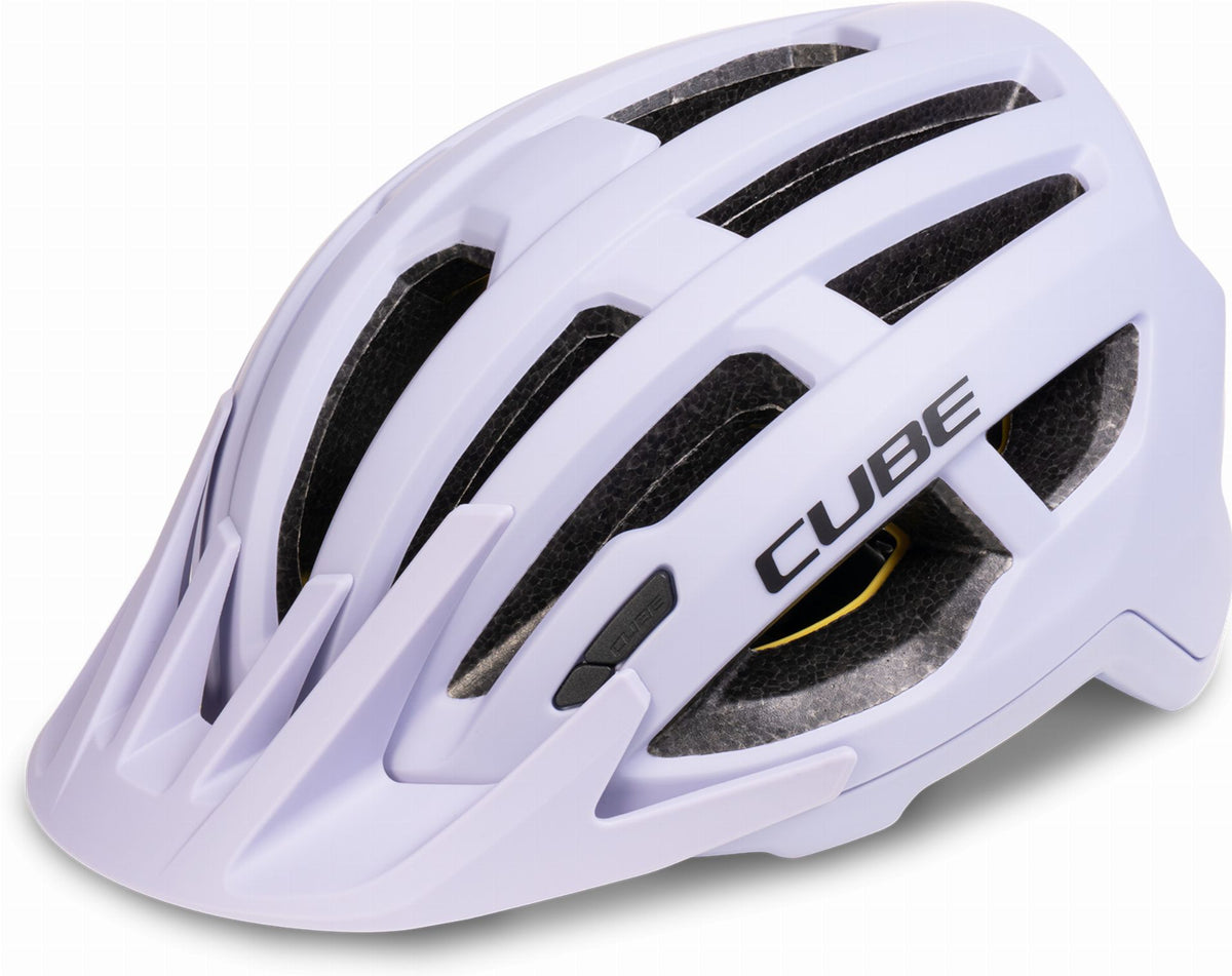 cube fahrradhelm mit licht Cube Offpath MTB-Helm lilac – Biketech24