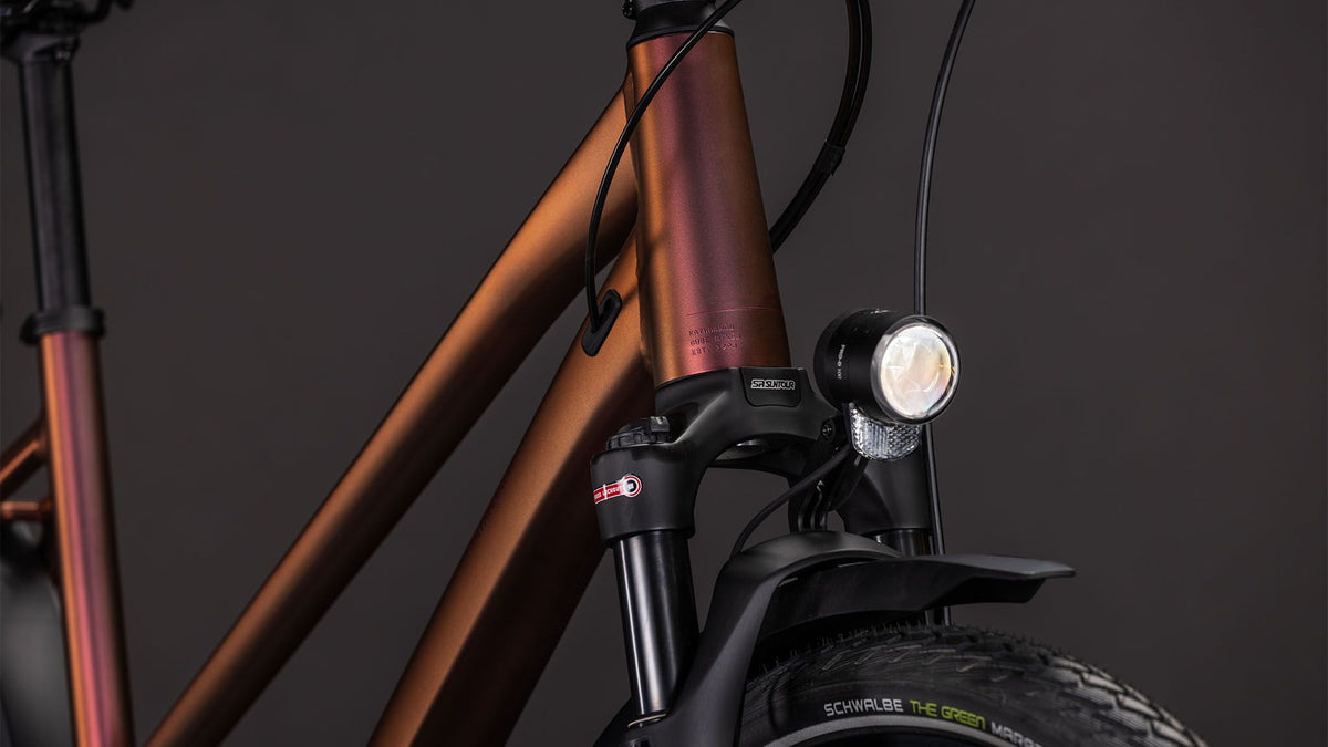 trekkingrad ktm oder cube Cube Kathmandu Pro Trekkingrad Trapeze 28" sunglow´n´prizm – Biketech24