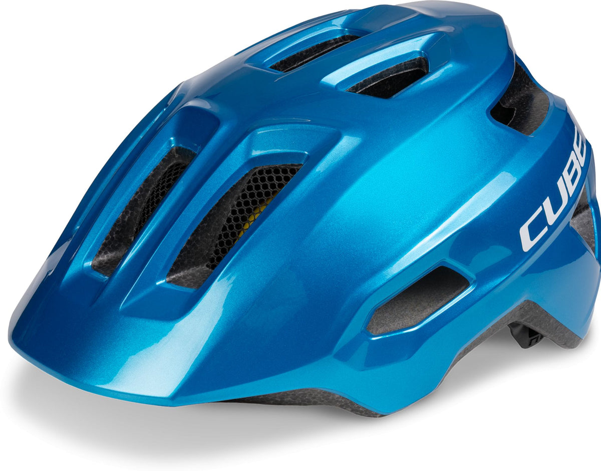 fahrradhelm blau kinder Cube Linok X Actionteam Kinder-Helm blue – Biketech24