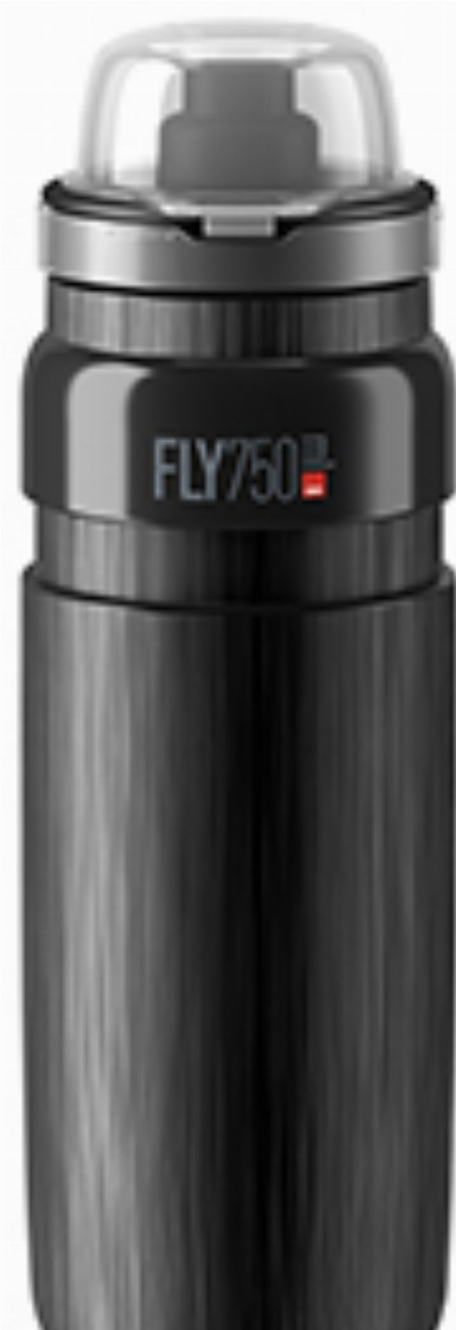 Elite Fly Tex MTB Trinkflasche schwarz/grau