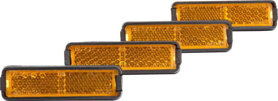 RFR Pedalreflektor-Set orange