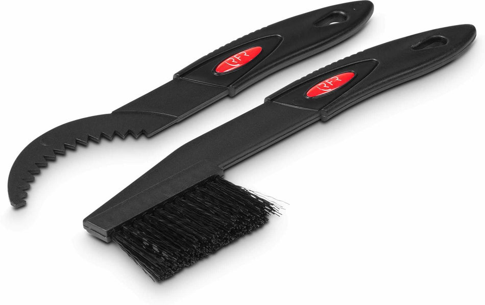 RFR Zahnkranzbürste & -kratzer Set black