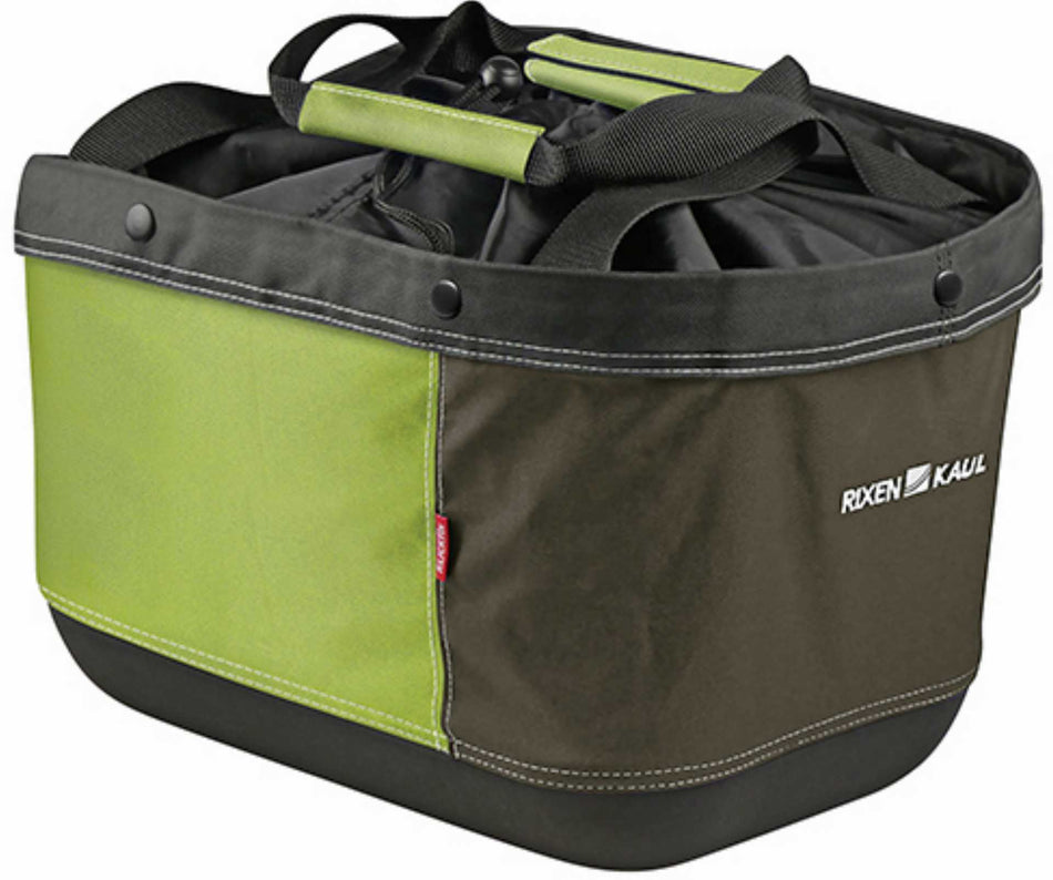 KLICKfix Shopper Alingo GT Gepäckträgertasche für Racktime grün/braun