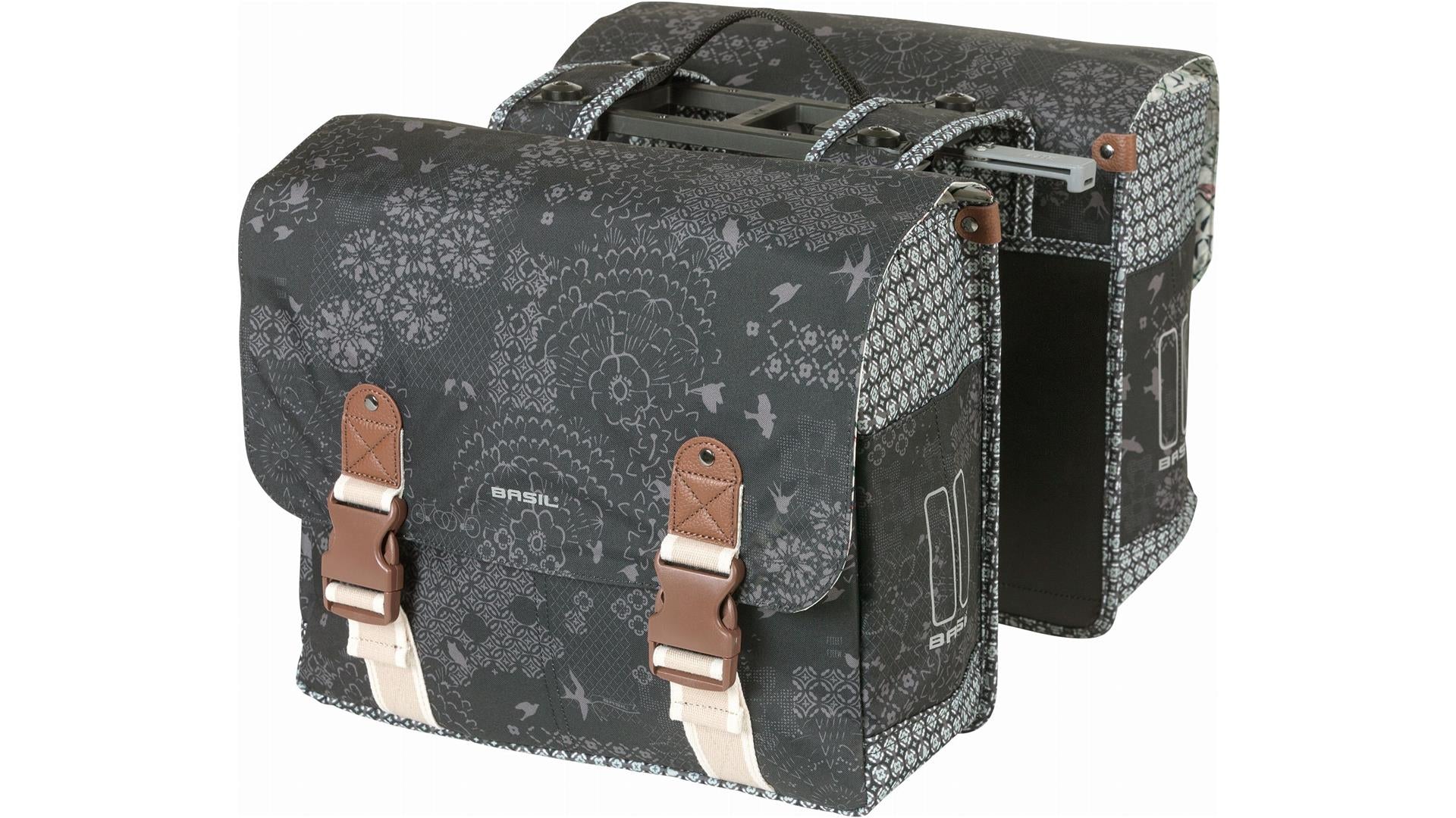 Basil Bohème Mik Hinterradtasche charcol 35 L