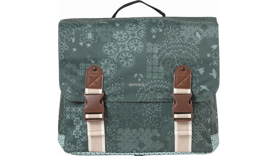 Basil Bohème Mik Hinterradtasche forest grün 35 L
