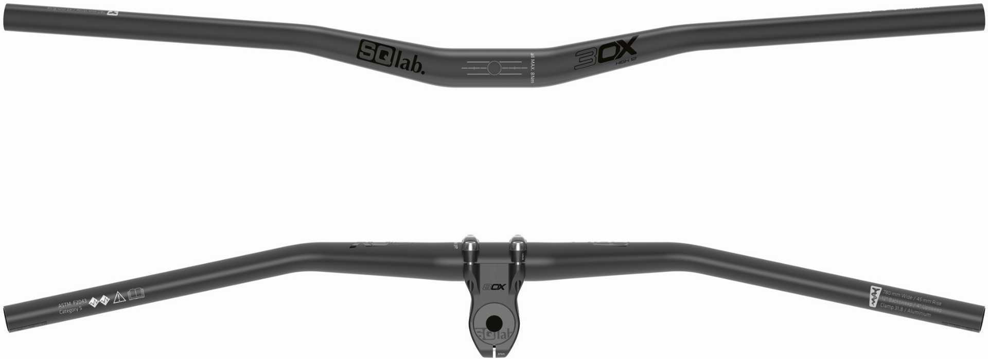 SQlab Lenker 3OX Alu High Rise 12