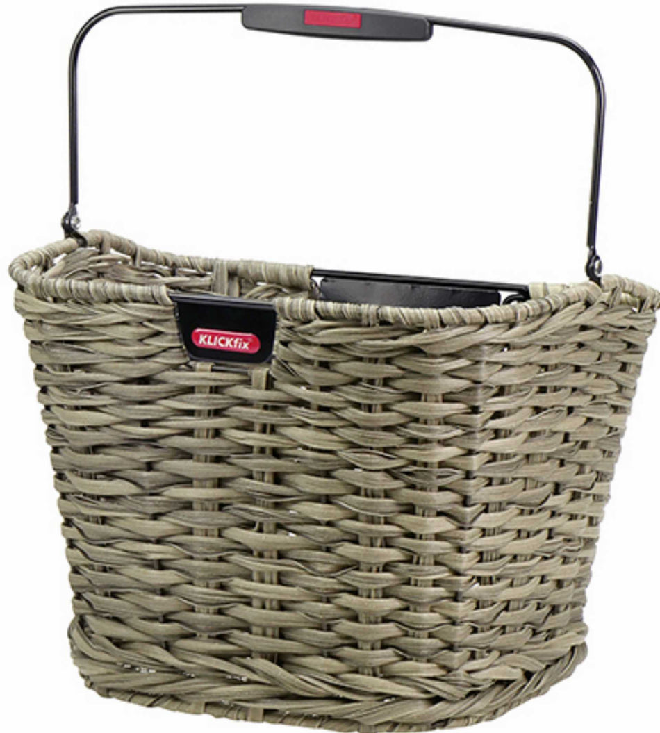 KLICKfix Structura Fahrrad/Lenkerkorb schilf braun