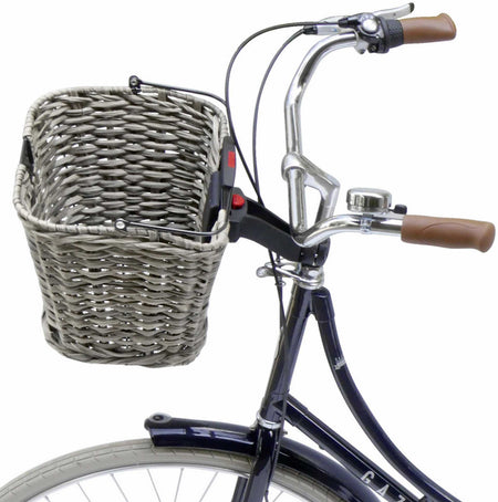 korb fahrrad vorne klickfix KLICKfix Structura Fahrrad/Lenkerkorb schilf grau – Biketech24