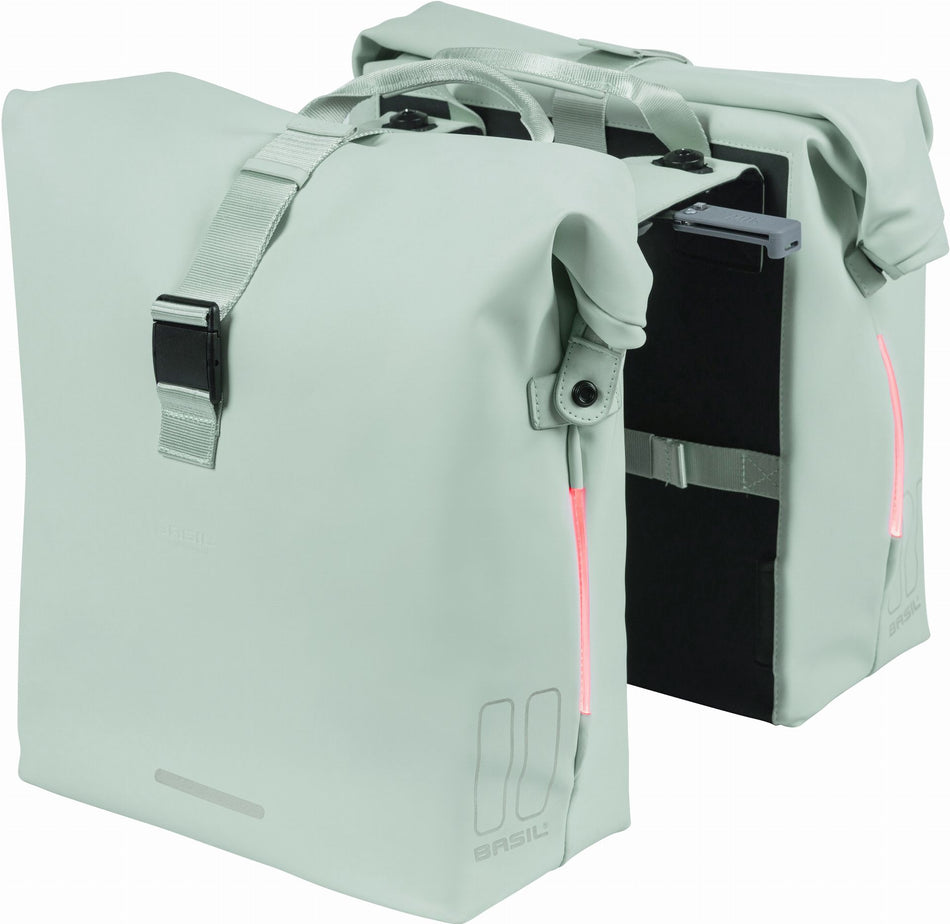 Basil SoHo Nordlicht Mik Hinterradtasche grün 41 L
