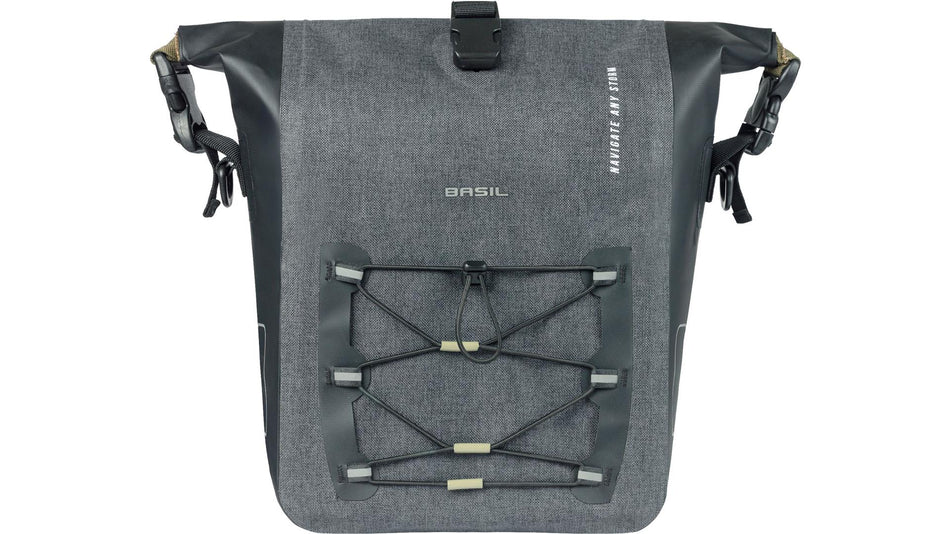 Basil Navigator Storm Side M Mik Hinterradtasche schwarz 12 L