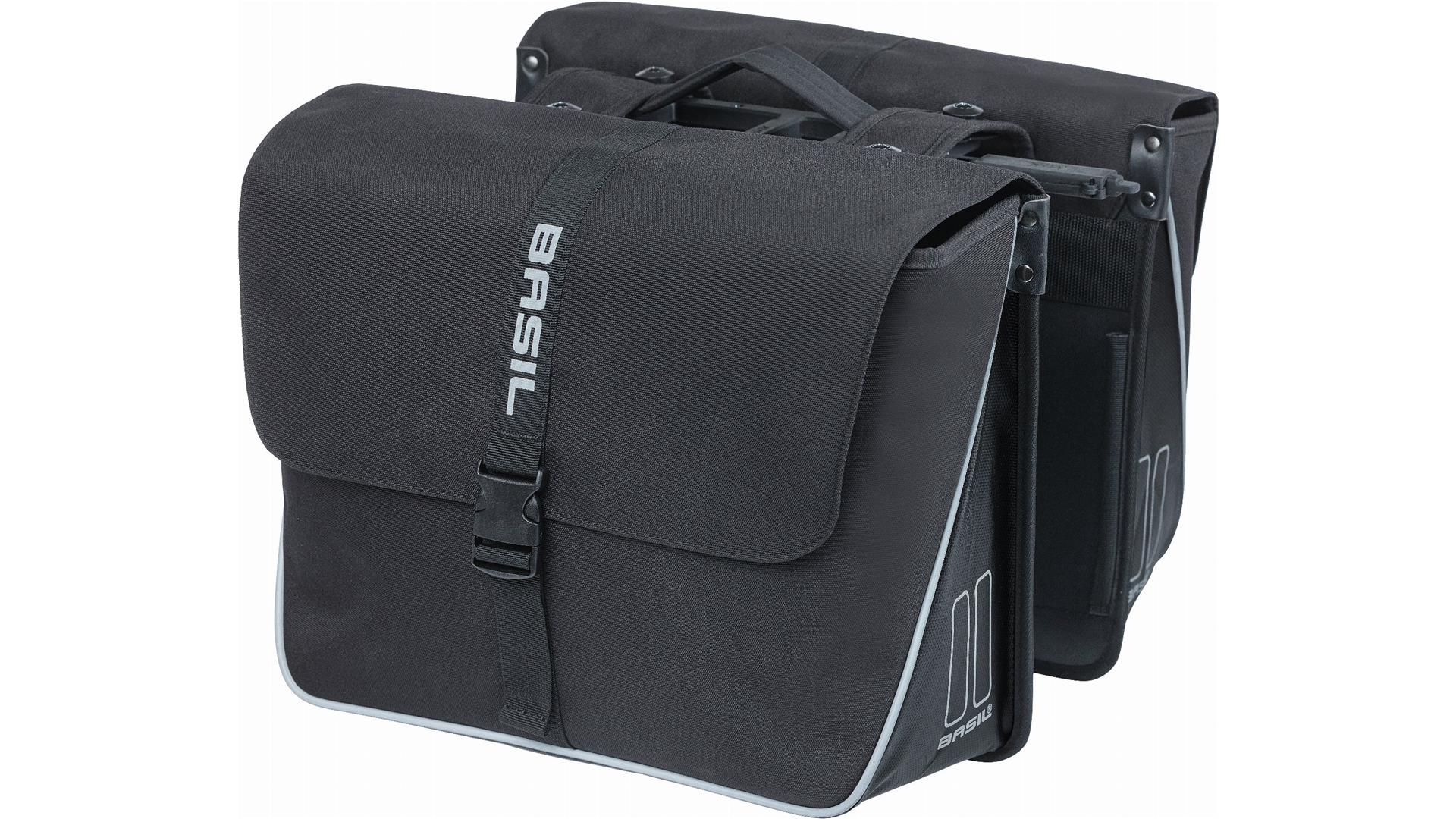 Basil Forte Mik Hinterradtasche schwarz/schwarz 35 L