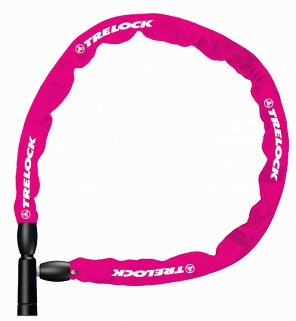 Trelock BC 115 Kettenschloss IN-X® 4 mm Kettenglied pink