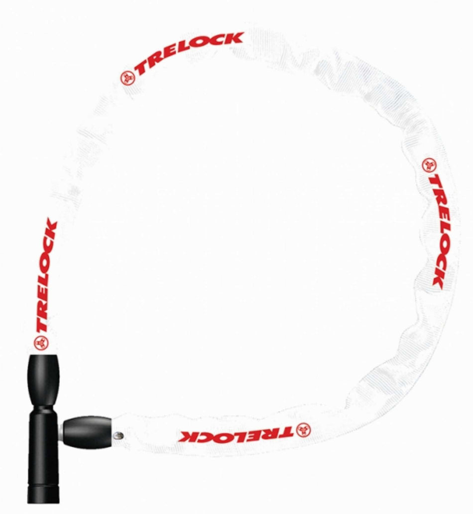 Trelock BC 115 Kettenschloss IN-X® 4 mm Kettenglied weiß