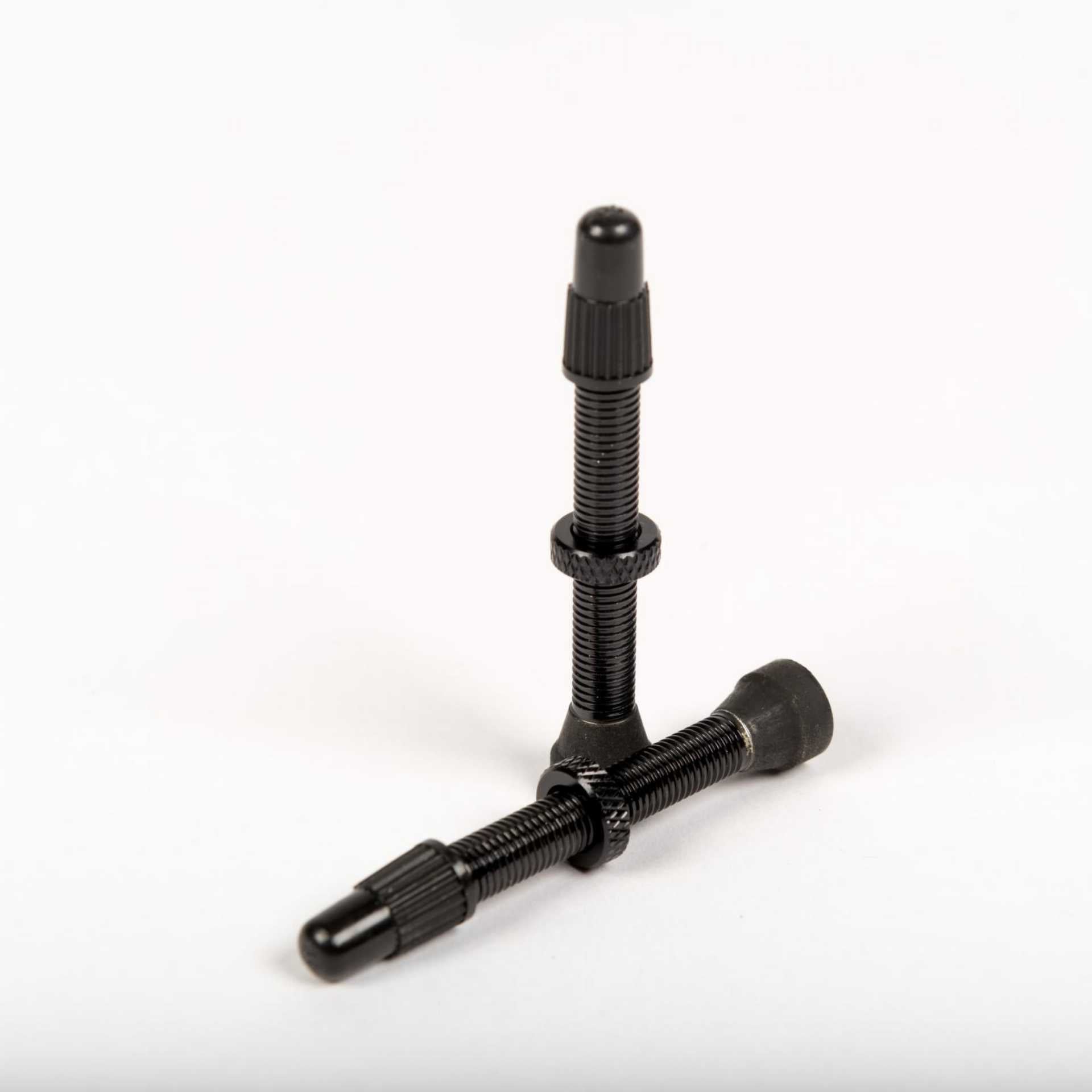 Notubes Universal Ventil Presta Aluminium schwarz / 44 mm