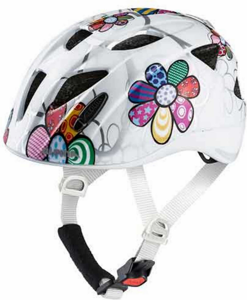 Alpina Ximo Flash Kinder-Helm white flower gloss