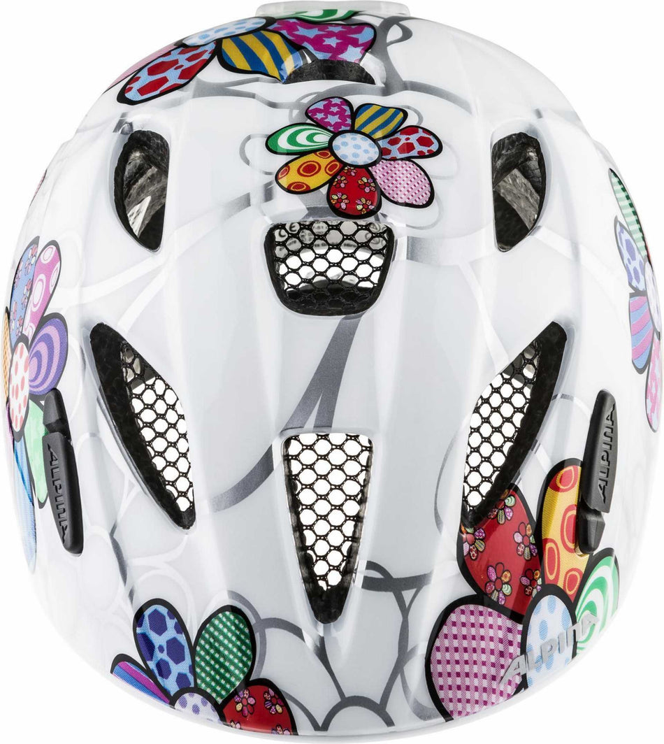 Alpina Ximo Flash Kinder-Helm white flower gloss