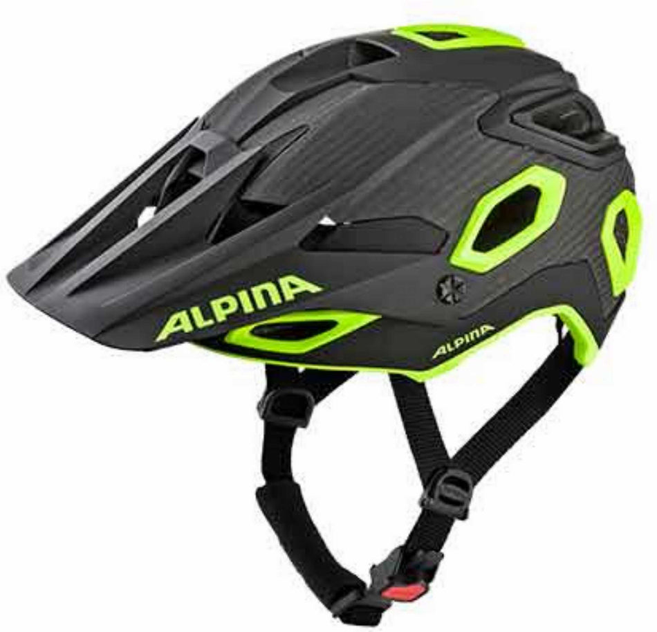 Alpina Rootage Helm black-neon-yellow