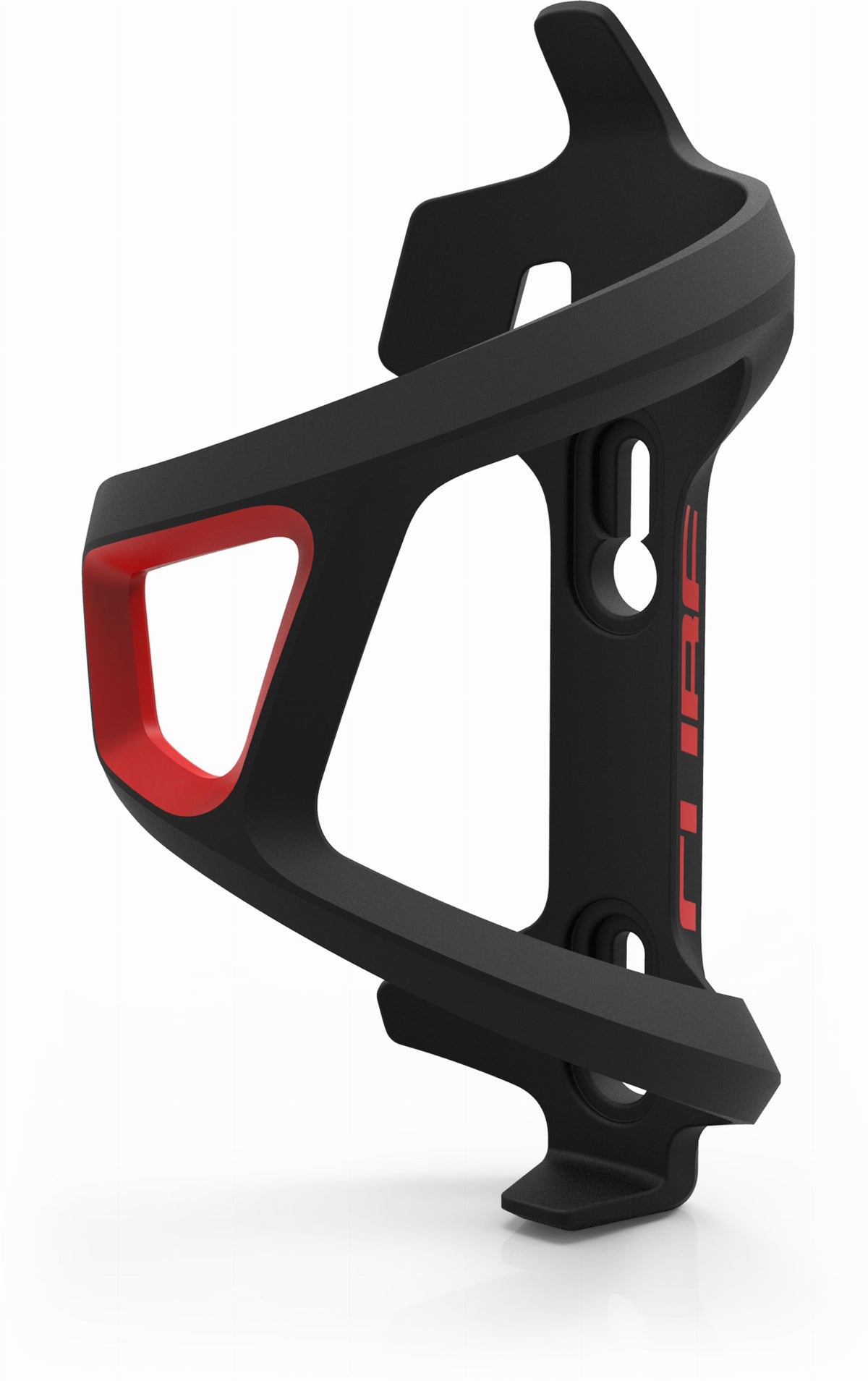 Cube HPP Left-Hand Sidecage Flaschenhalter black ́n ́red