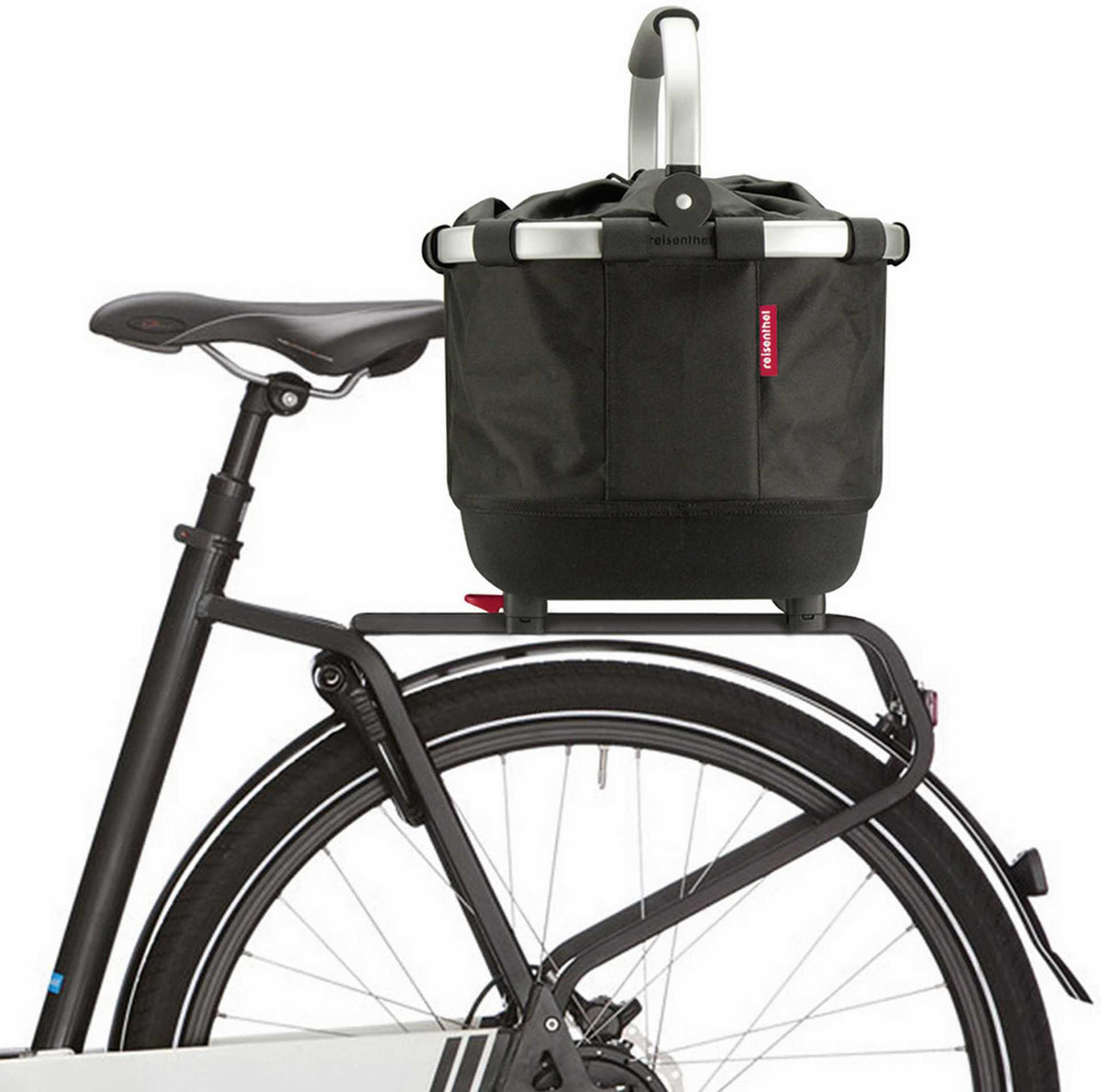Klickfix Reisenthel Carrybag GT Gepäckträgertasche mit Aluminumrahmen für Racktime Dots