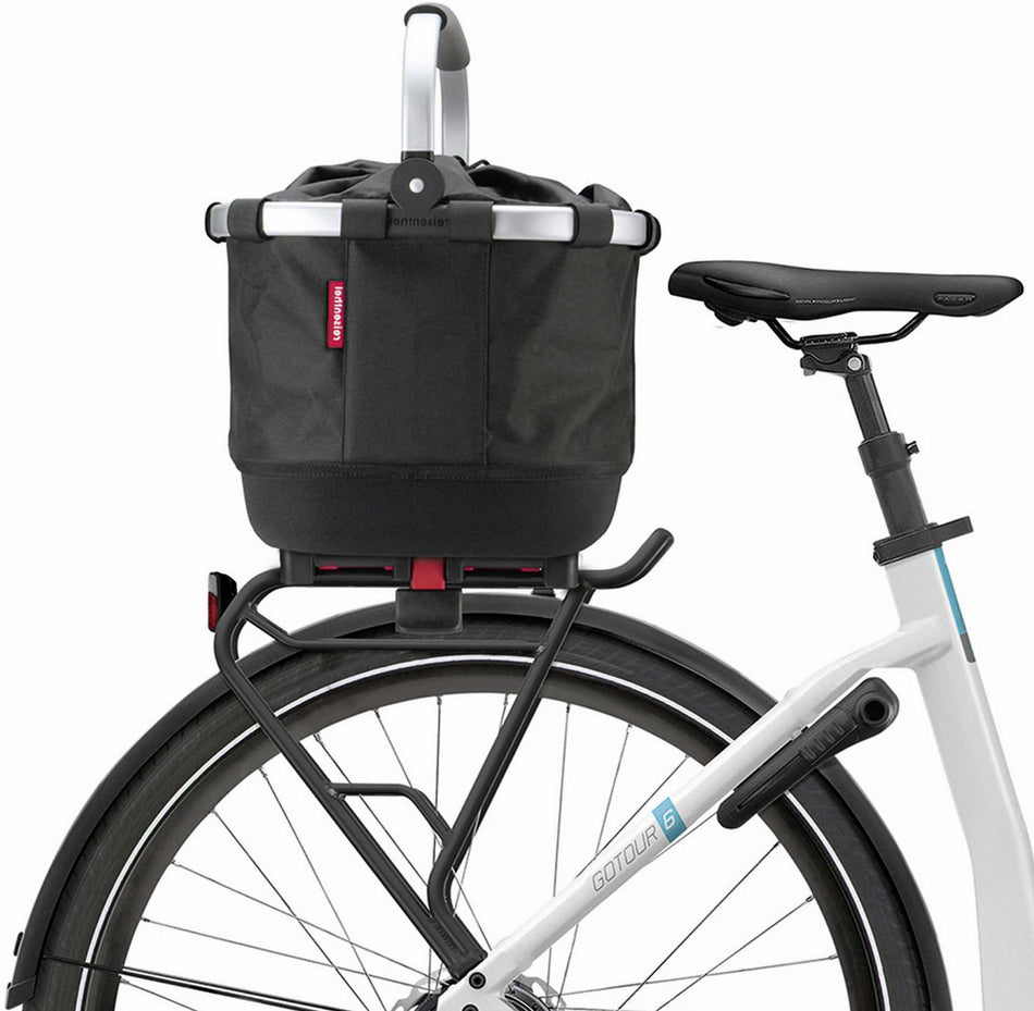 Klickfix Reisenthel Carrybag GT Gepäckträgertasche mit Aluminumrahmen Uniklip 2 Schwarz