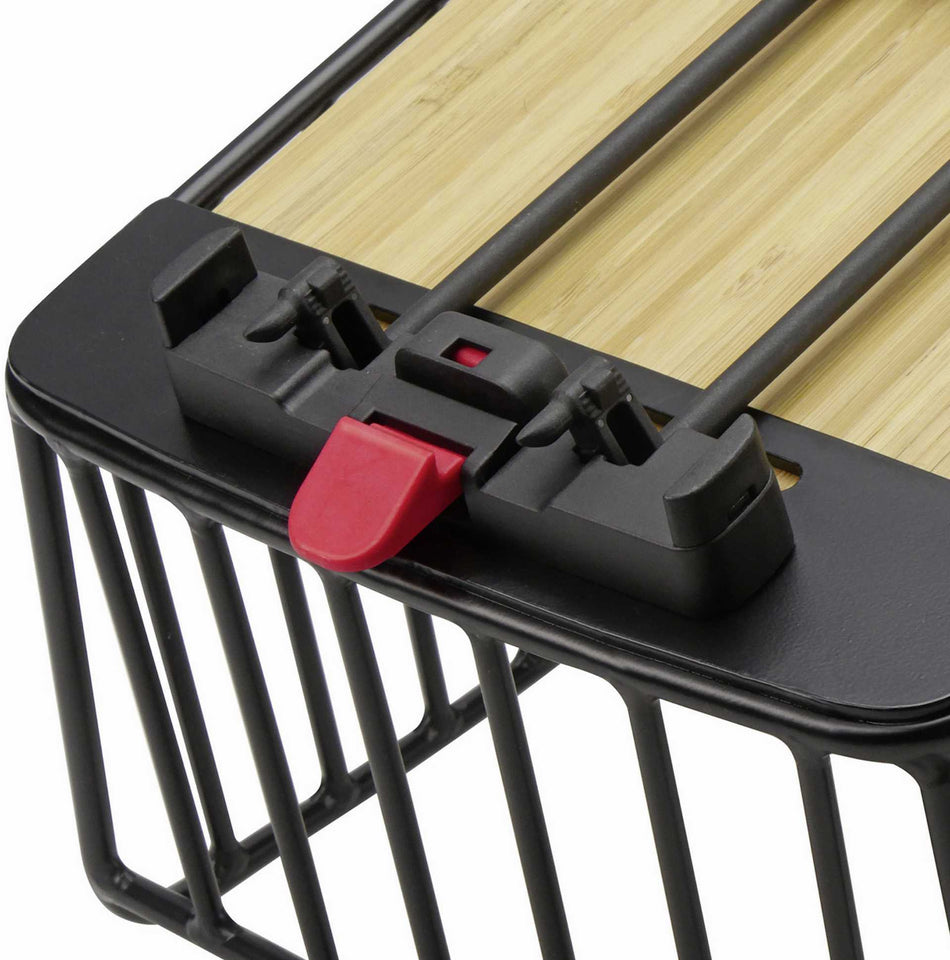 Klickfix Alumino Gt Hinterradkorb für Racktime schwarz
