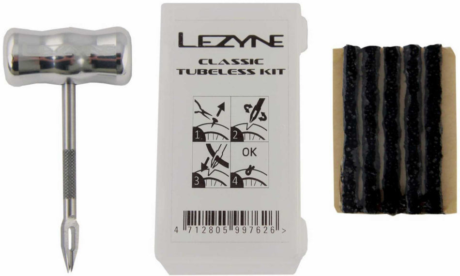 Lezyne Classic Tubeless Kit silber