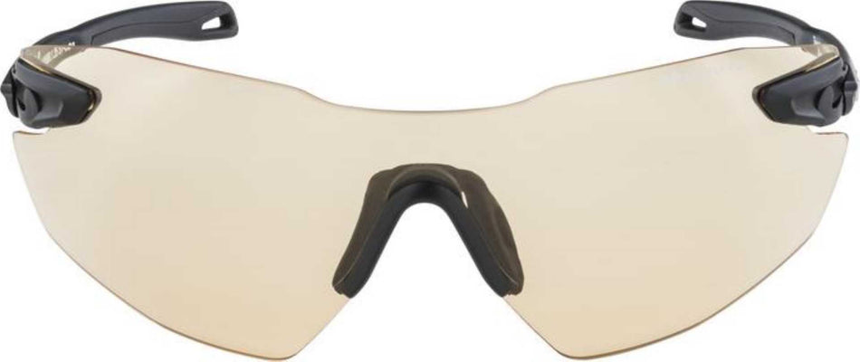 Alpina TWIST FIVE SHIELD RL Brille black matt VLO+