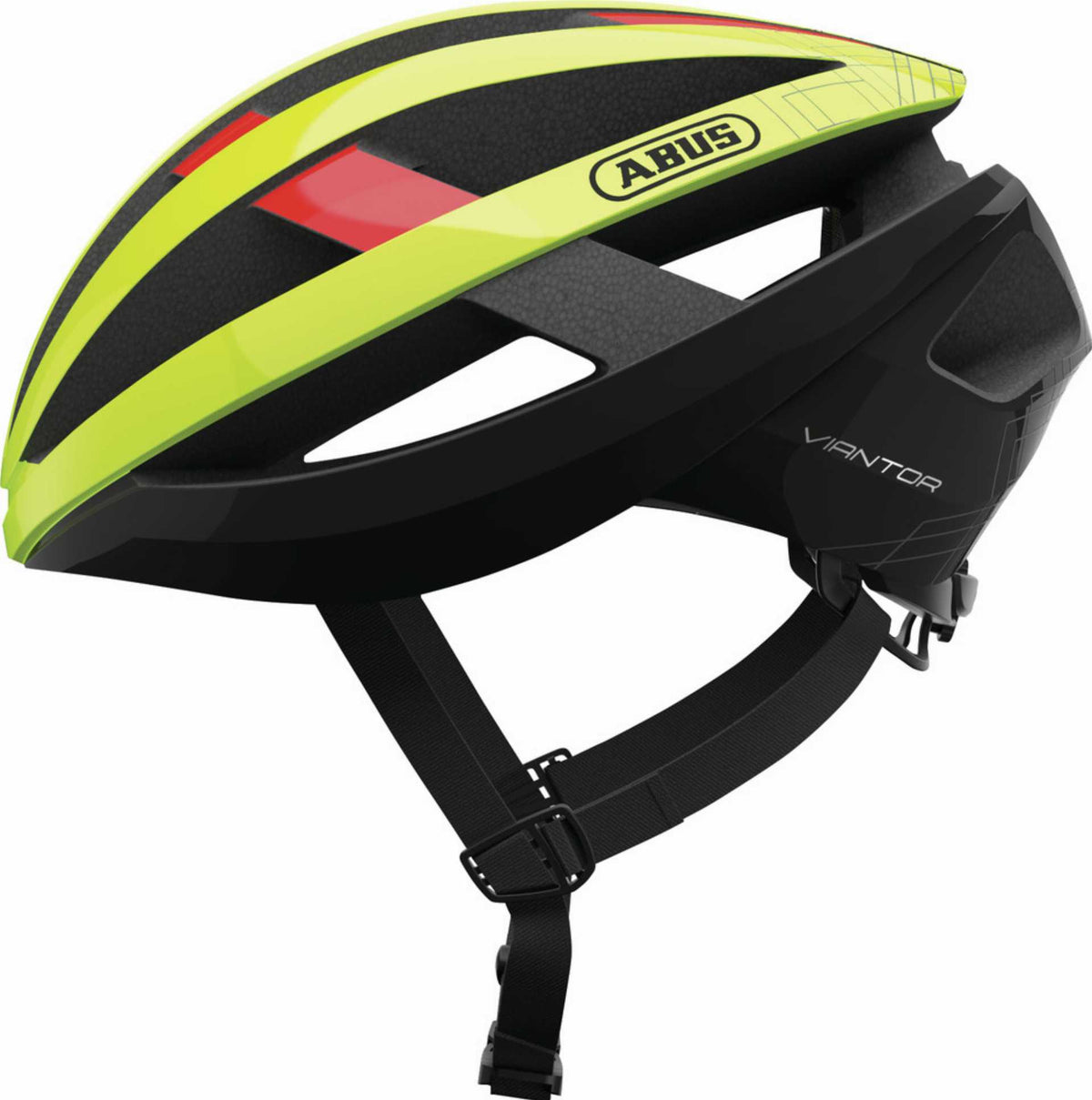 Abus Viantor Helm neon yellow - S