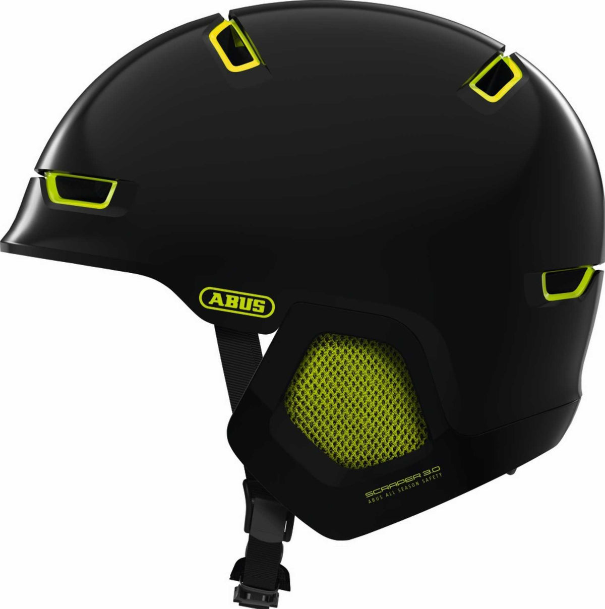 B-Ware - Abus SCRAPER 3.0 ERA Helm shiny black (Gebrauchtware)