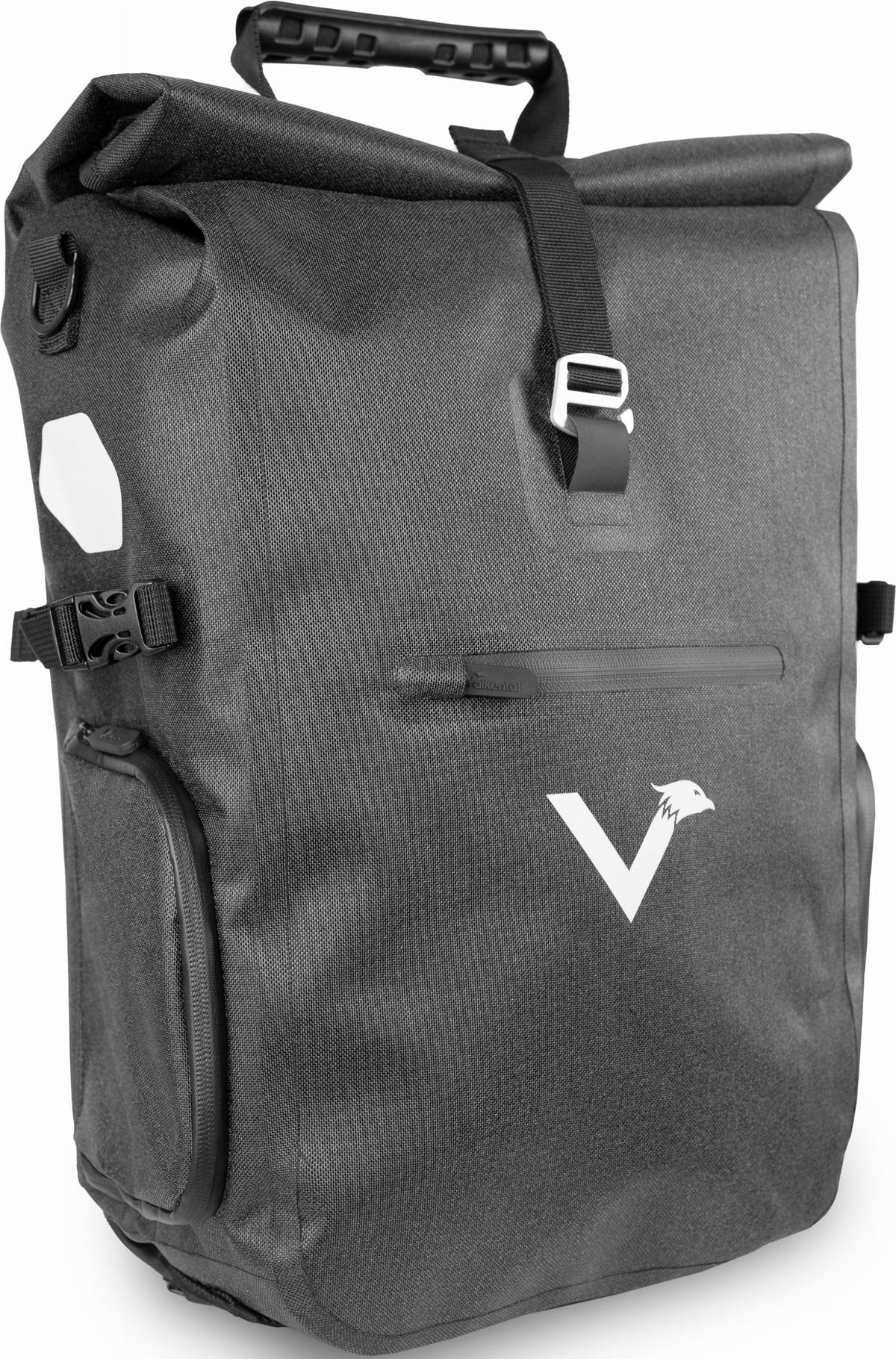 Valkental ValkPro 3in1 Fahrradtasche - hochfunktionales Multitalent 25 L inkl. Umhängegurt