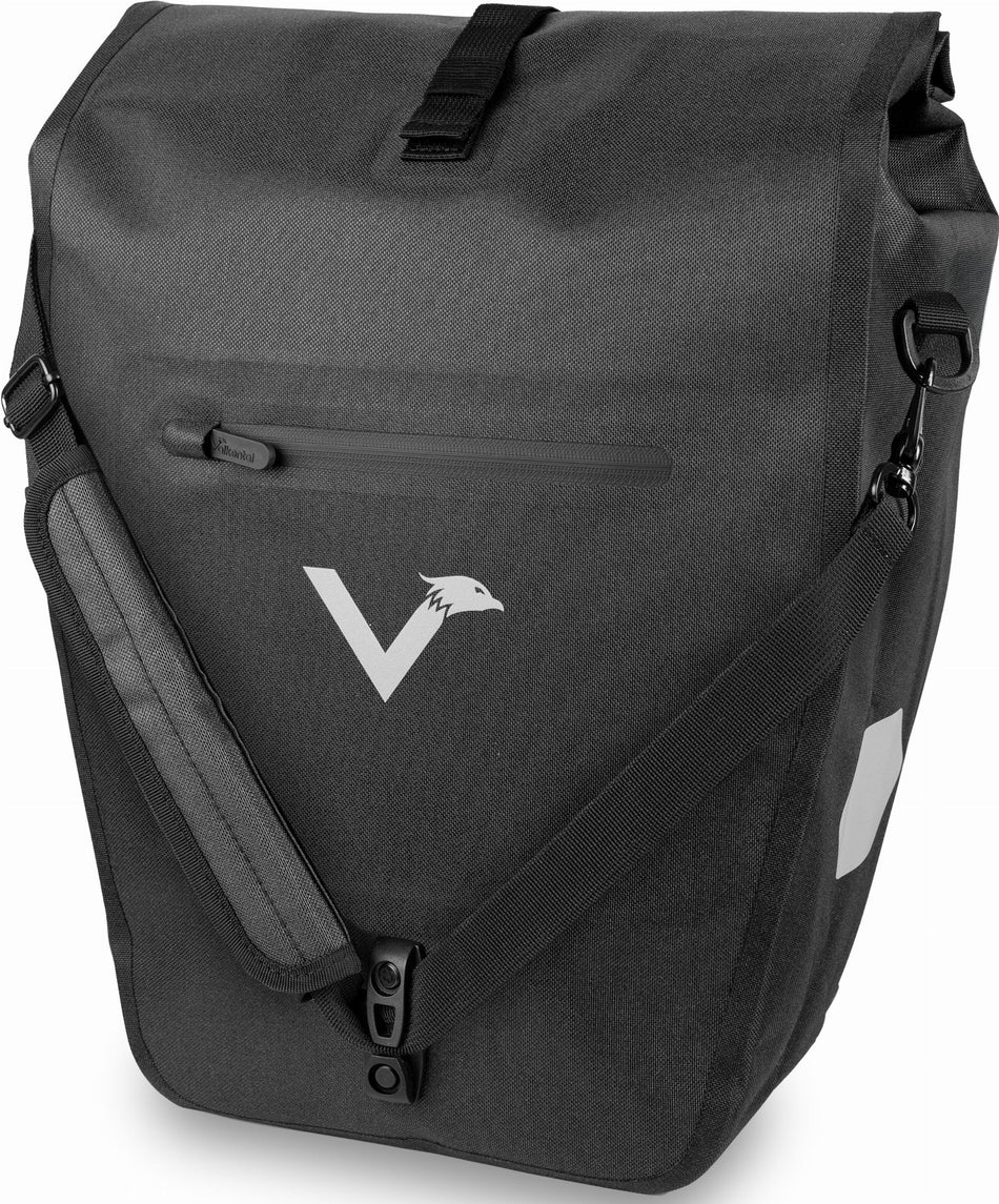 Valkental Bike Bag Urban Praktische 2in1 Gepäckträgertasche im urbanen Look 22 L inkl. Umhängegurt