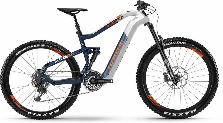 Haibike XDURO AllMtn 5.0 E-Bike 29" Weiß/Blau/Orange