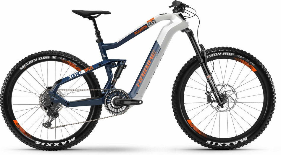 Haibike XDURO AllMtn 5.0 E-Bike 29" Weiß/Blau/Orange
