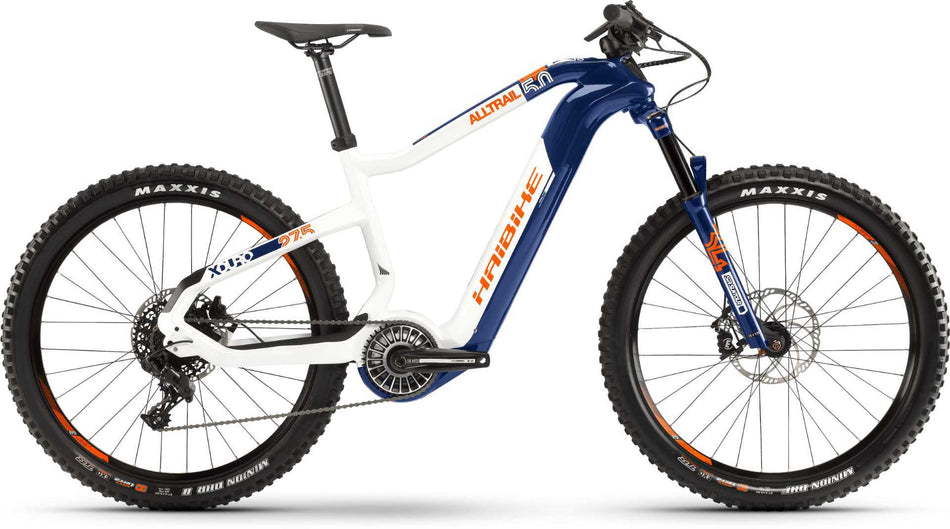 Haibike XDURO AllTrail 5.0 E-Bike 27,5" Blau/Weiß/Orange