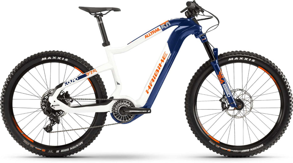 Haibike XDURO AllTrail 5.0 E-Bike 27,5" Blau/Weiß/Orange