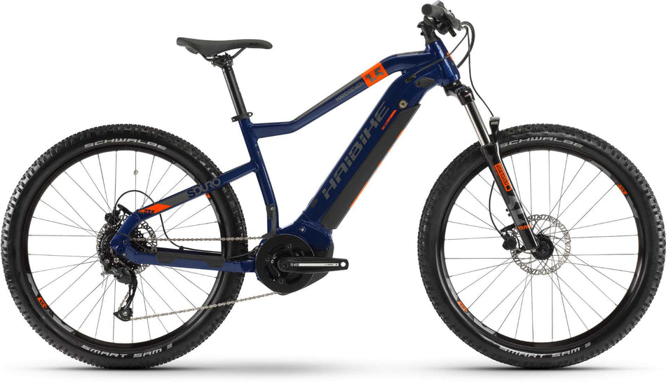 Haibike SDURO HardSeven 1.5 E-Bike 27,5" Blau/Orange/Titan
