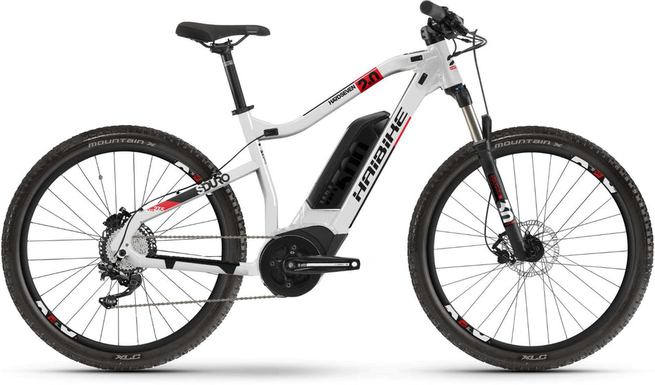 Haibike SDURO HardSeven 2.0 E-Bike 27,5" Silber/Rot/Schwarz