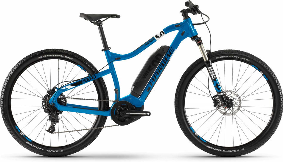 Haibike SDURO HardNine 3.0 E-Bike 29" Blau/Weiß/Schwarz