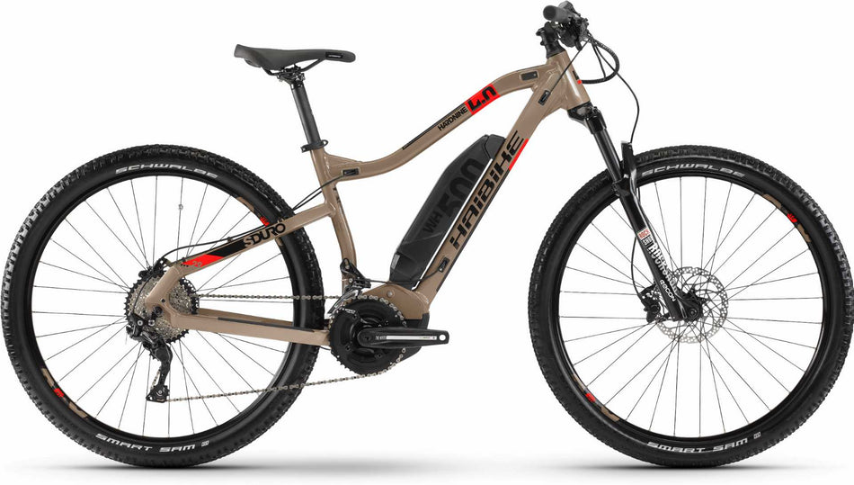 Haibike SDURO HardNine 4.0 E-Bike 29" Sand/Rot/Schwarz